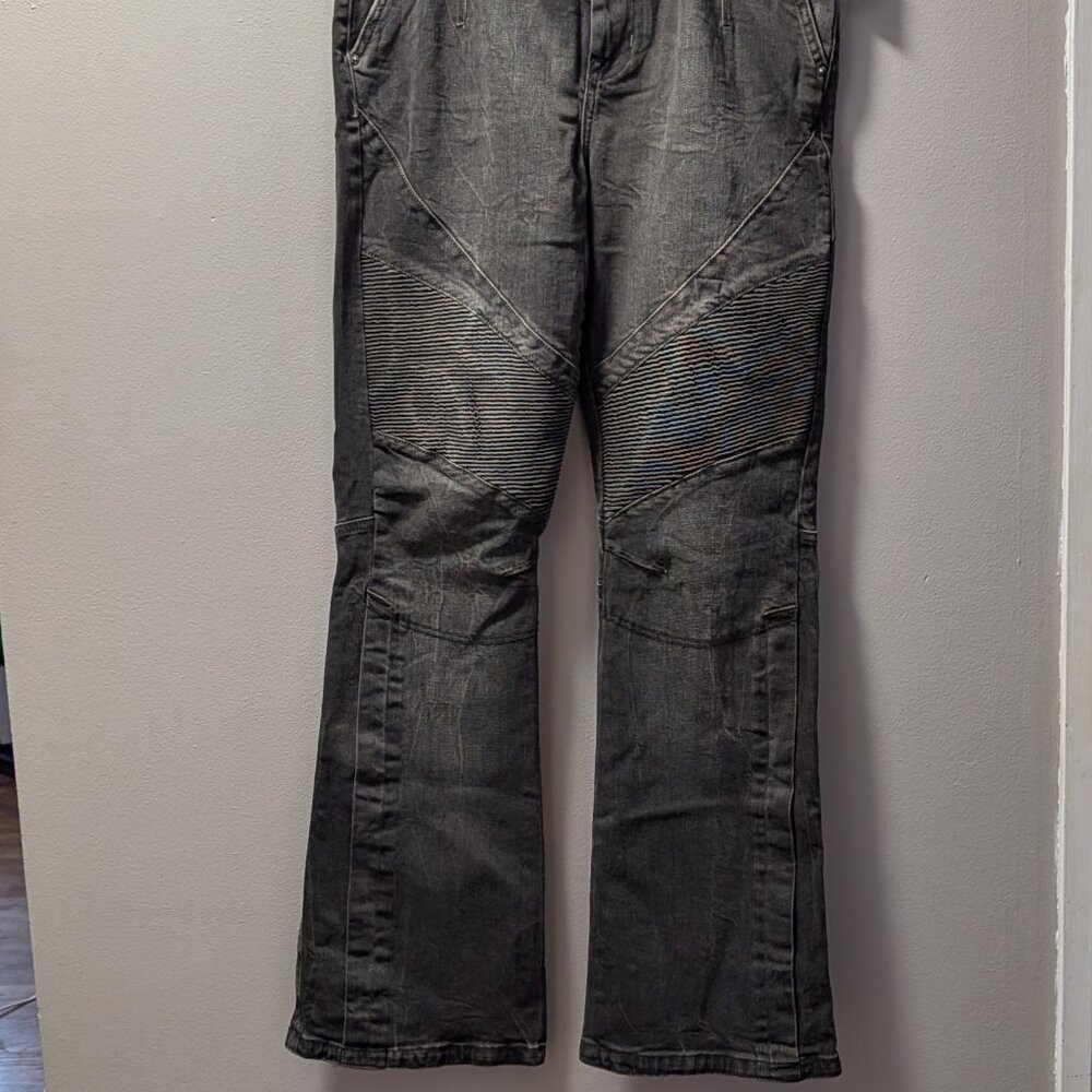 We The Free Dark Gray Moto Jeans - Picture 6 of 7